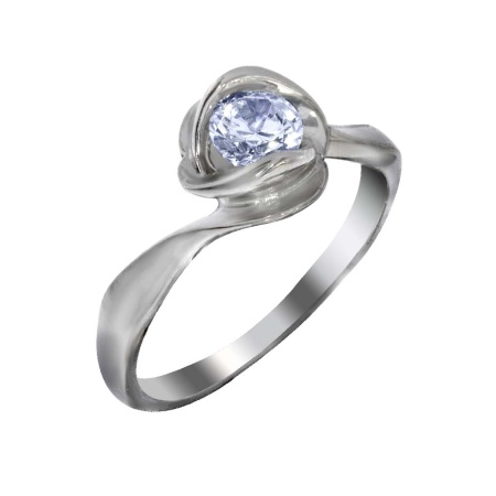 Купить оптом кольцо из серебра с фианитами 1340200156 от Krasnoe