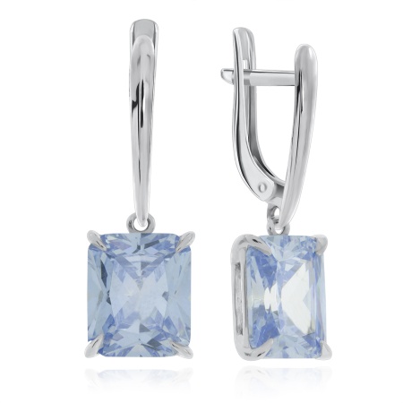 Купить оптом серьги из серебра с фианитами 2340201787-70 от Krasnoe