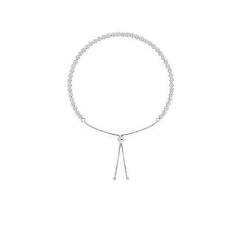 Купить оптом браслет из серебра с фианитами 4340202557-16 от Krasnoe