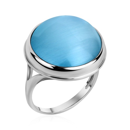 Купить оптом кольцо из серебра с кошачий глазом 1340266379-70 от Krasnoe