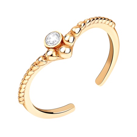 Купить оптом кольцо из серебра с фианитом 1320201739л от Krasnoe