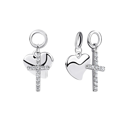 Купить оптом подвеска из серебра с фианитами 3340204848л от Krasnoe