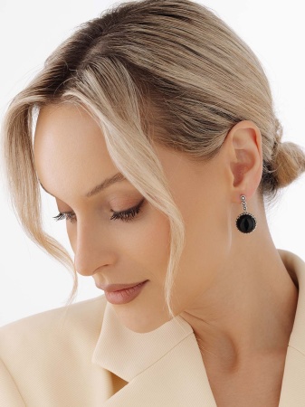 Купить оптом серьги из серебра с агатами 2310395793-20 от Krasnoe