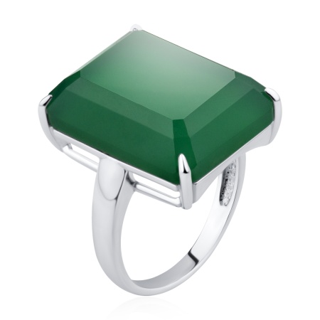 Купить оптом кольцо из серебра с агатом 1340395732-60 от Krasnoe