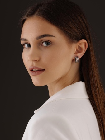 Купить оптом серьги из серебра с ситаллами 2348881322л-20 от Krasnoe