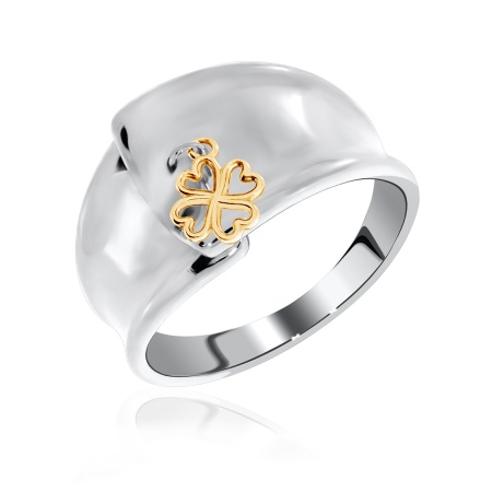 Купить оптом кольцо из серебра без вставок 1350401735-3 от Krasnoe