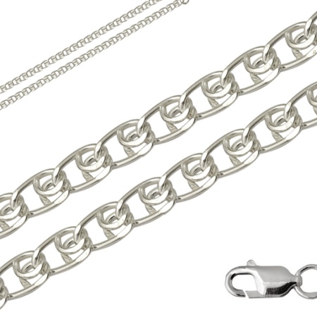 Купить оптом цепь из серебра без вставок 365604049040 от Krasnoe