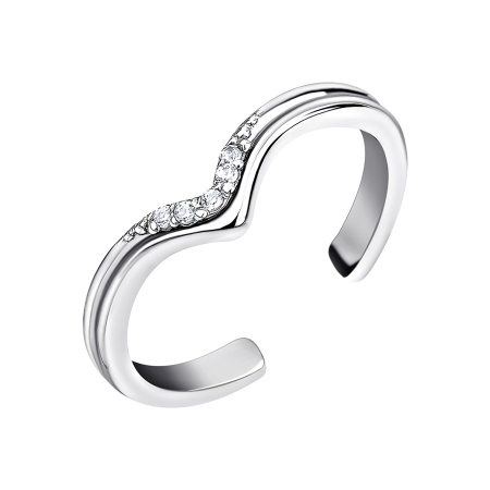 Купить оптом кольцо из серебра с фианитами 1340201742л от Krasnoe