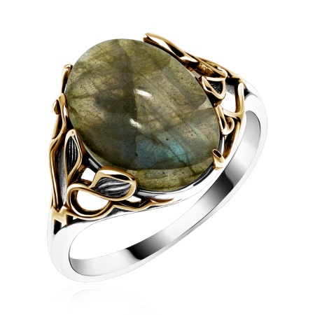 Купить оптом кольцо из серебра с лабрадоритом 1317Л05167 от Krasnoe