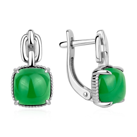 Купить оптом серьги из серебра с агатами 2340395738-60 от Krasnoe