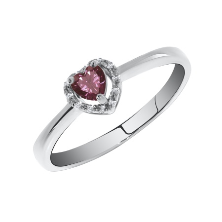 Купить оптом кольцо из серебра с кристалл ювелирныйом и фианитами 1340290121-33 от Krasnoe