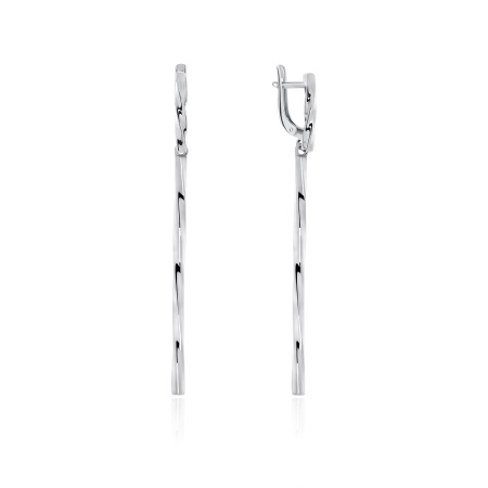 Купить оптом серьги из серебра без вставок 2340400828 от Krasnoe