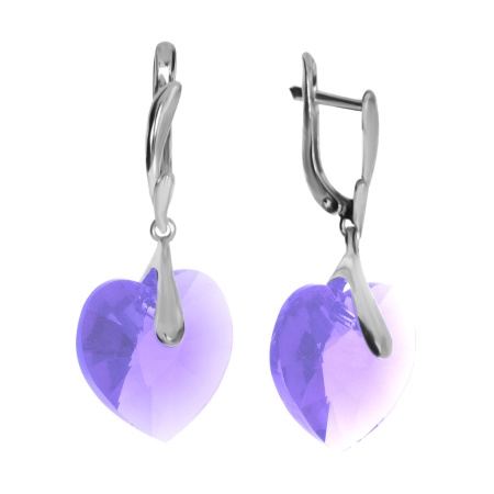 Купить оптом серьги из серебра с кварцем 3707013326-1-92 от Krasnoe