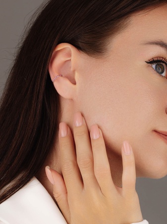 Купить оптом серьги из серебра с ситаллами 2340884893л-31 от Krasnoe