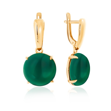 Купить оптом серьги из серебра с агатами 2320390660-60 от Krasnoe