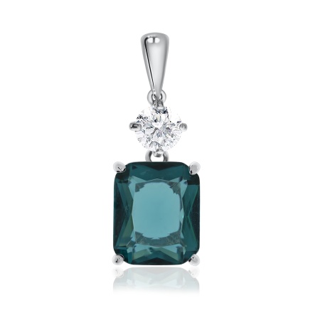 Купить оптом серьги из серебра с кристаллом 3340290277-78 от Krasnoe