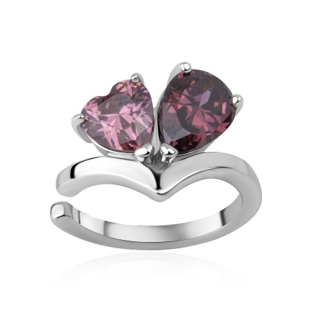 Купить оптом серьга из серебра с фианитами 2340205888-33 от Krasnoe