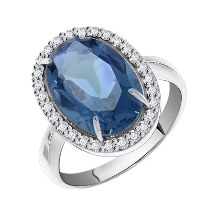 Купить оптом кольцо из серебра с фианитами 1340200253-76 от Krasnoe