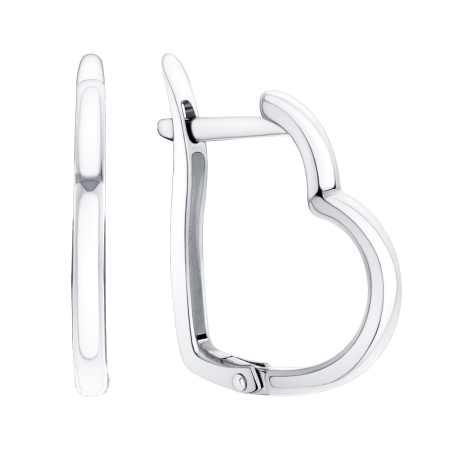 Купить оптом серьги из серебра без вставок 2340401893 от Krasnoe