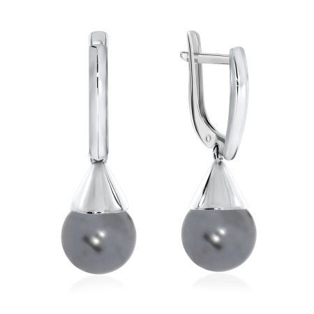 Купить оптом серьги из серебра с жемчугами 2340240868-22 от Krasnoe