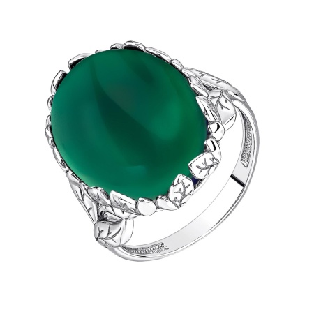 Купить оптом кольцо из серебра с агатом 1340391855-60 от Krasnoe