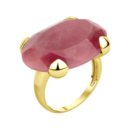 Купить оптом кольцо из серебра с родонитом 1318456551 от Krasnoe