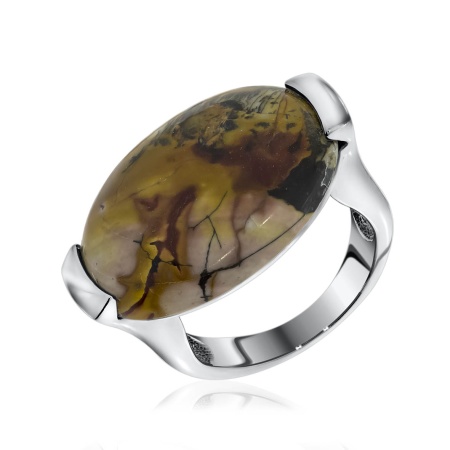 Купить оптом кольцо из серебра с яшмой 1340303416 от Krasnoe