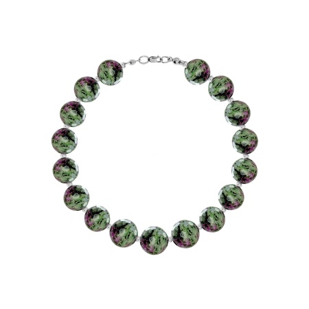 Купить оптом браслет из серебра с цоизитами 4340596072-19 от Krasnoe