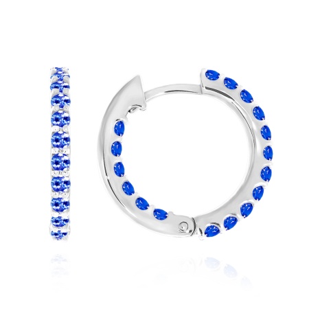 Купить оптом серьги из серебра с танзанитами 2340961315 от Krasnoe