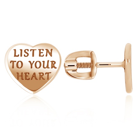 Купить оптом пусеты из серебра без вставок 2320405415 от Krasnoe