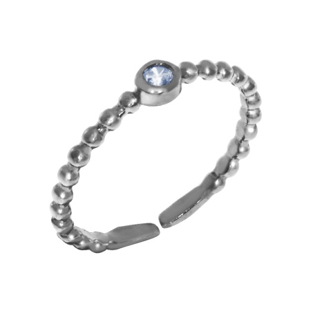 Купить оптом кольцо из серебра с фианитами 1340200012 от Krasnoe