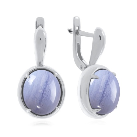 Купить оптом серьги из серебра с агатами 2340391838-84 от Krasnoe