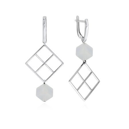 Купить оптом серьги из серебра с агатами 2340391005-10 от Krasnoe