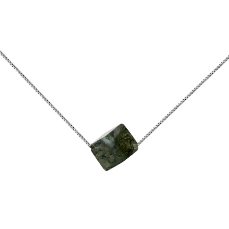 Купить оптом колье из серебра с агатом 8340393031-45-61 от Krasnoe