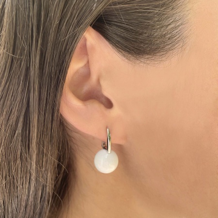 Купить оптом серьги из серебра с агатами 2340394318-10 от Krasnoe