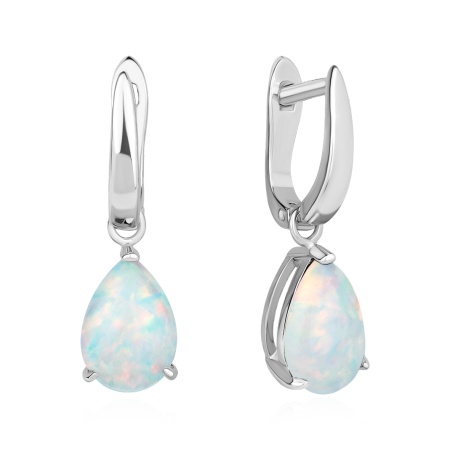 Купить оптом серьги из серебра с опалами 2340255528-10 от Krasnoe