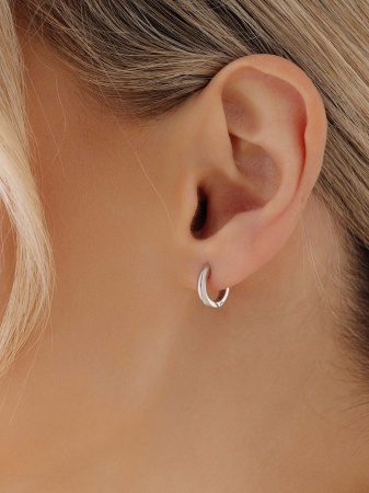 Купить оптом серьги из серебра без вставок 2340405544 от Krasnoe