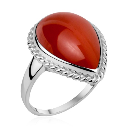 Купить оптом кольцо из серебра с агатом 1340395902-31 от Krasnoe