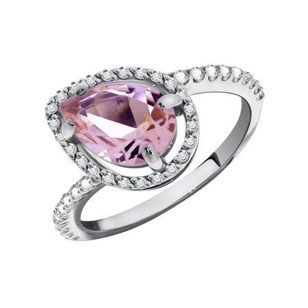 Купить оптом кольцо из серебра с фианитами 1340200120-30 от Krasnoe