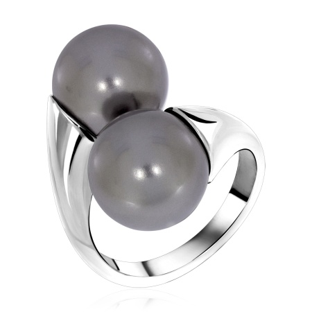 Купить оптом кольцо из серебра с жемчугами 1340242252-22 от Krasnoe