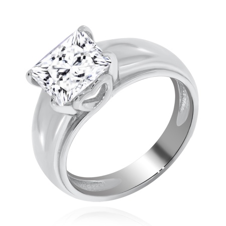 Купить оптом кольцо из серебра с фианитом 1340201533 от Krasnoe