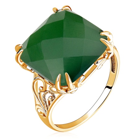 Купить оптом кольцо из серебра с агатом 1318391861-60 от Krasnoe