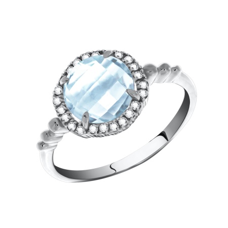 Купить оптом кольцо из серебра с фианитами 1340200249-71 от Krasnoe