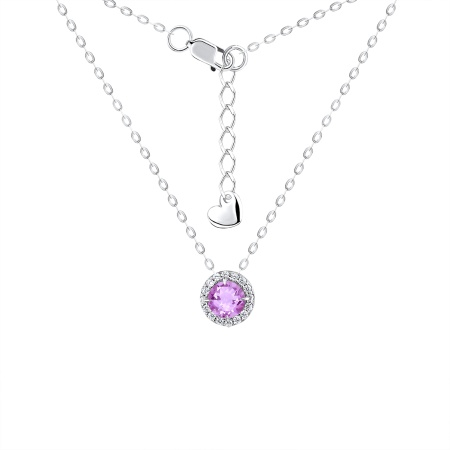 Купить оптом колье из серебра с фианитами 8340201874л-3-45-92 от Krasnoe