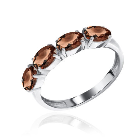 Купить оптом кольцо из серебра с топазами 1340101182 от Krasnoe