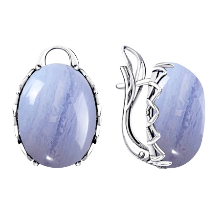 Купить оптом серьги из серебра с агатами 2340395047-84 от Krasnoe