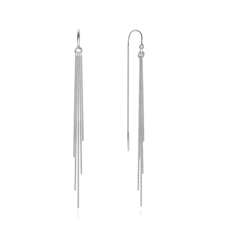 Купить оптом серьги из серебра без вставок 2340401635-1 от Krasnoe