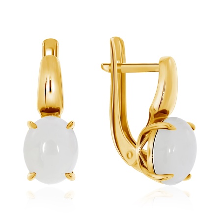 Купить оптом серьги из серебра с агатами 2320390045-10 от Krasnoe