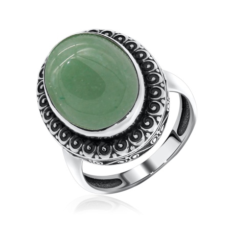 Купить оптом кольцо из серебра с нефритом 1310350956 от Krasnoe