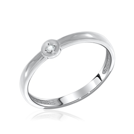 Купить оптом кольцо из серебра с фианитом 1340200322 от Krasnoe